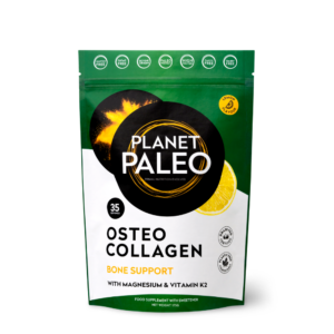 Planet Paleo Osteo -kollageenijauhe on ainutlaatuinen yhdistelmä yrttejä, ravintoaineita ja kollageenia.