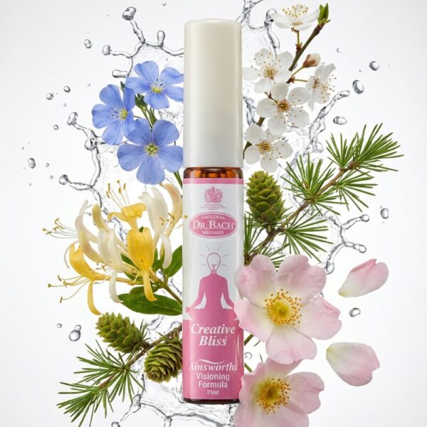 Ainsworths Creative Bliss kukkatippasuihke on kätevä apu visualisointiin ja luovaan suunnitelutyöhön. Alkoholiton suihke.