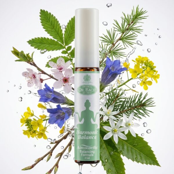 Ainsworths Harmonic Balance on sekoitus Dr. Bachin kukkatippoja avuksi mielialojen tasapainottamiseen