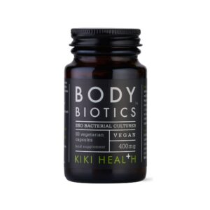 Kiki Body Biotics on eläviä maaperäbakteereita (SBO, Soil Based Organisms) sisältävä edistyksellinen maitohappobakteerivalmiste.
