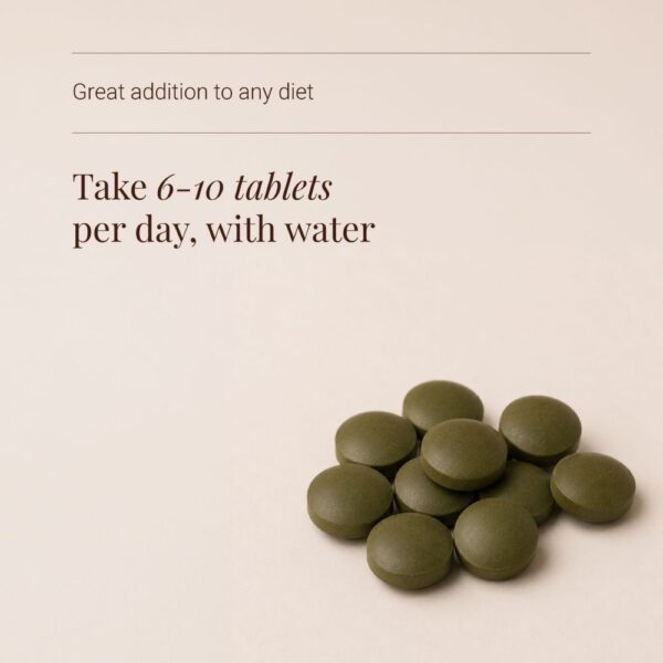 Kiki Health klorella tabletit, 200 kpl pakkaus