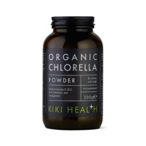 Kiki Health luomulaatuinen chlorella jauhe