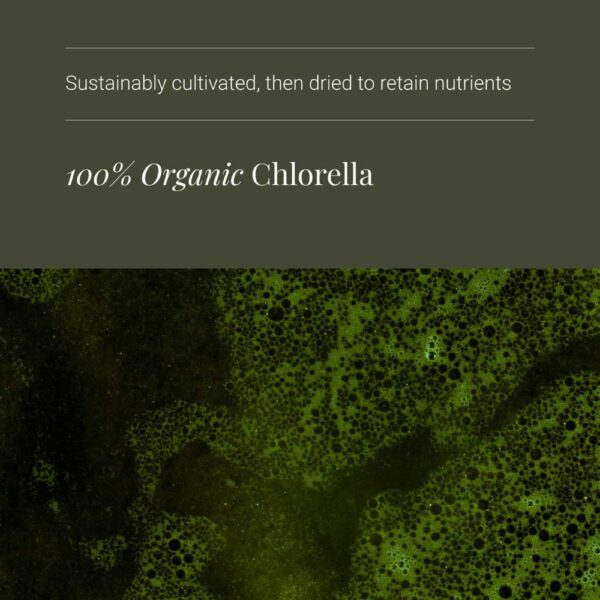Kiki Health luomulaatuinen chlorella jauhe