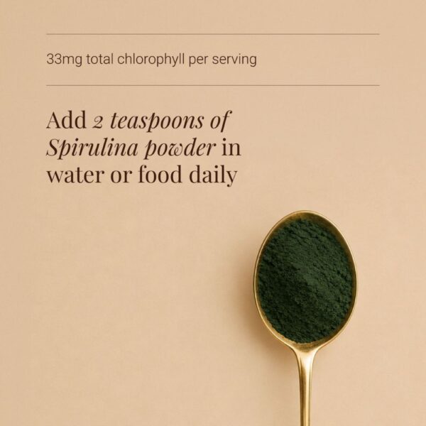 Kiki Health luomulaatuinen spirulinajauhe