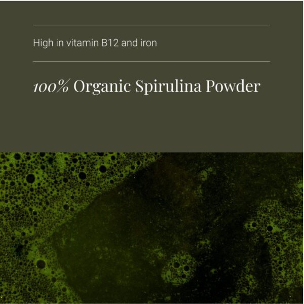 Kiki Health luomulaatuinen spirulinajauhe