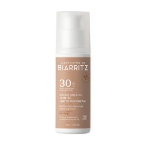 Laboratoires de Biarritz sävyttävä aurinkovoide kasvoille SPF30 50ml - Beige