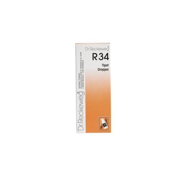 Reckeweg R34 homeopaattiset tipat
