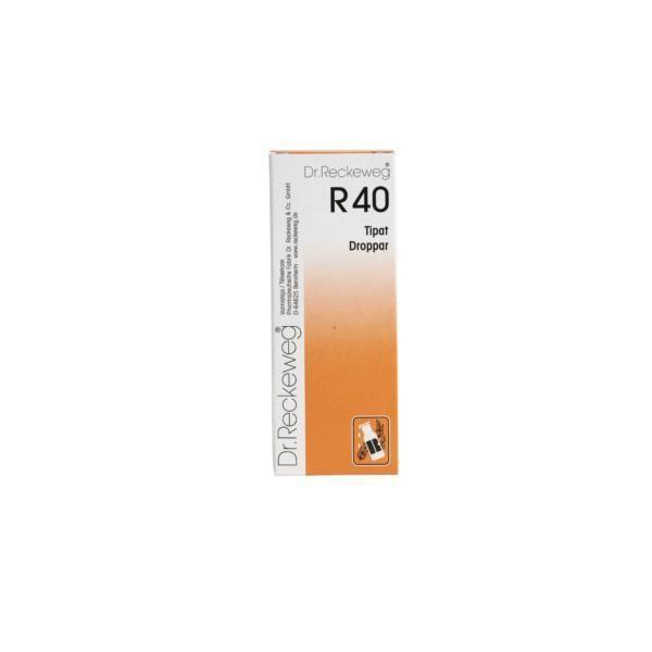 Reckeweg R40 homeopaattiset tipat
