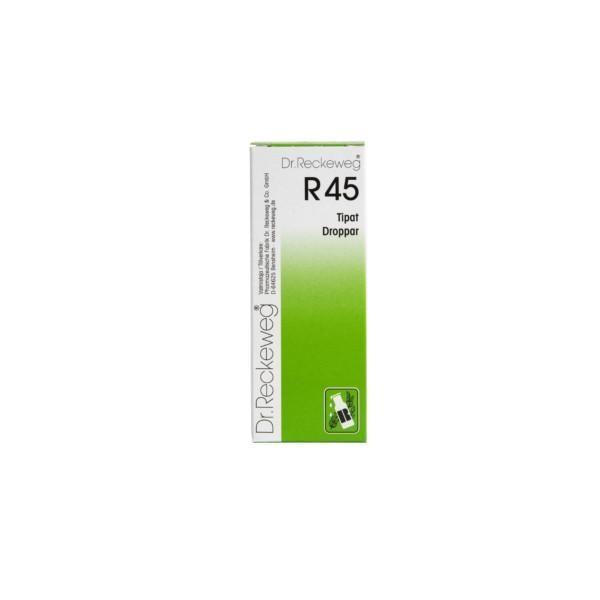 Reckeweg R45 homeopaattiset tipat