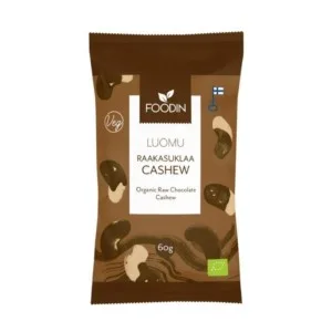Foodin Raakasuklaacashew 60g