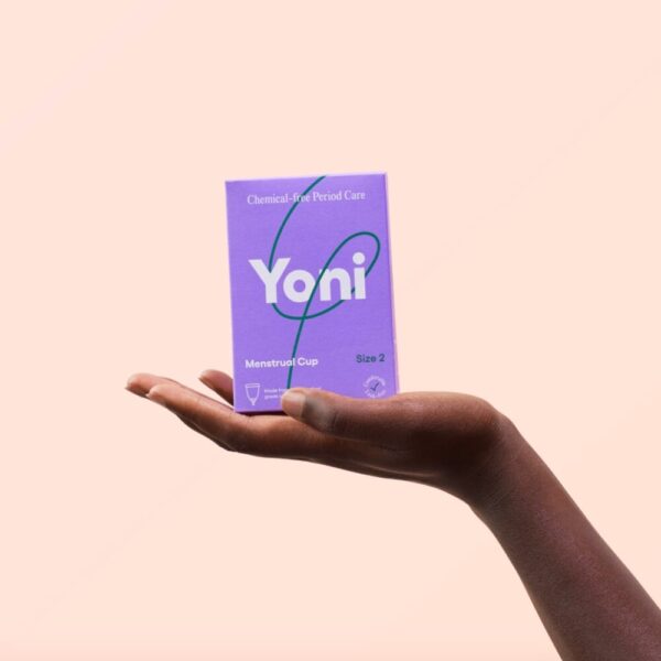 Yoni Kuukautiskuppi koko 2 on hypoallergeeninen ja lateksivapaa