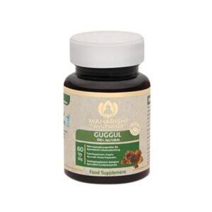 Maharishi Ayurveda Guggul sisältää intialaisen mirhamipuun (Commiphora mukul) pihkaa. Korkealaatuinen ayurvedinen valmiste.
