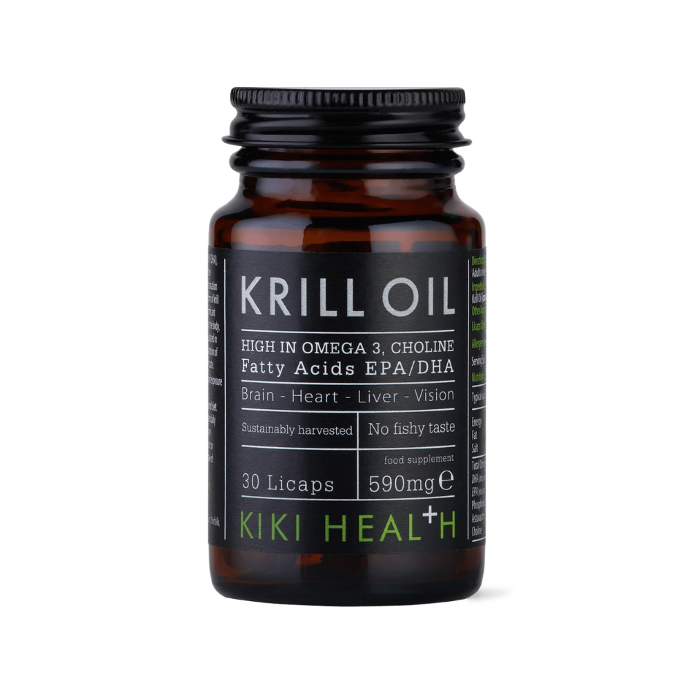 Kiki Health Krilliöljy on tehokas ja helposti imeytyvä omega-3-lisä