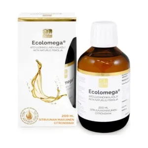 Ecolomega kalaöljy sitruuna 200ml