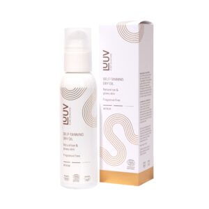 LUUV luonnollinen itseruskettava kuivaöljy sävyssä medium