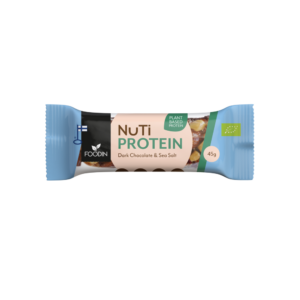 NUTI Protein, Dark Chocolate & Sea Salt, luomu