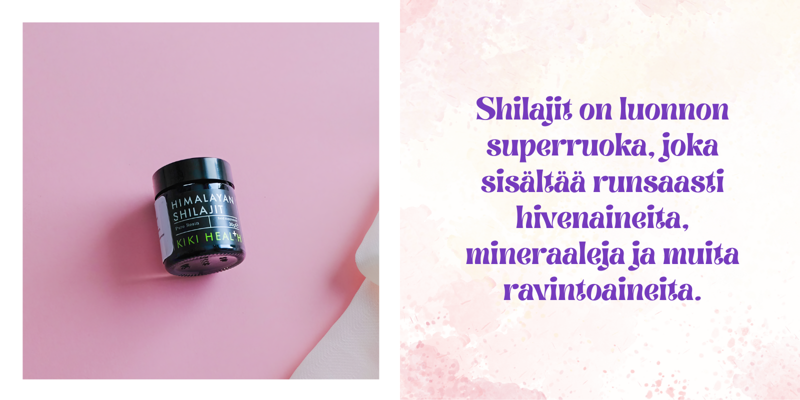 Shilajit – täydellinen lisä terveelliseen elämäntapaan.