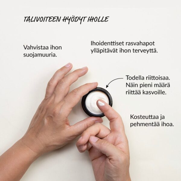 Kolme Cosmetics talivoiteet vahvistavat ihon suojamuuria