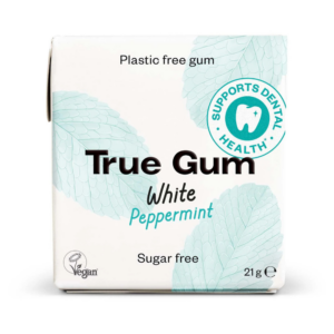 True Gum Luonnollinen Ksylitolipurukumi White Piparminttu