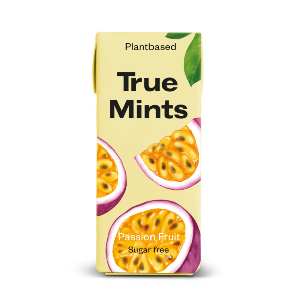 True Mints Passionhedelmä Ksylitolipastilli on herkullinen ksylitolipastilli