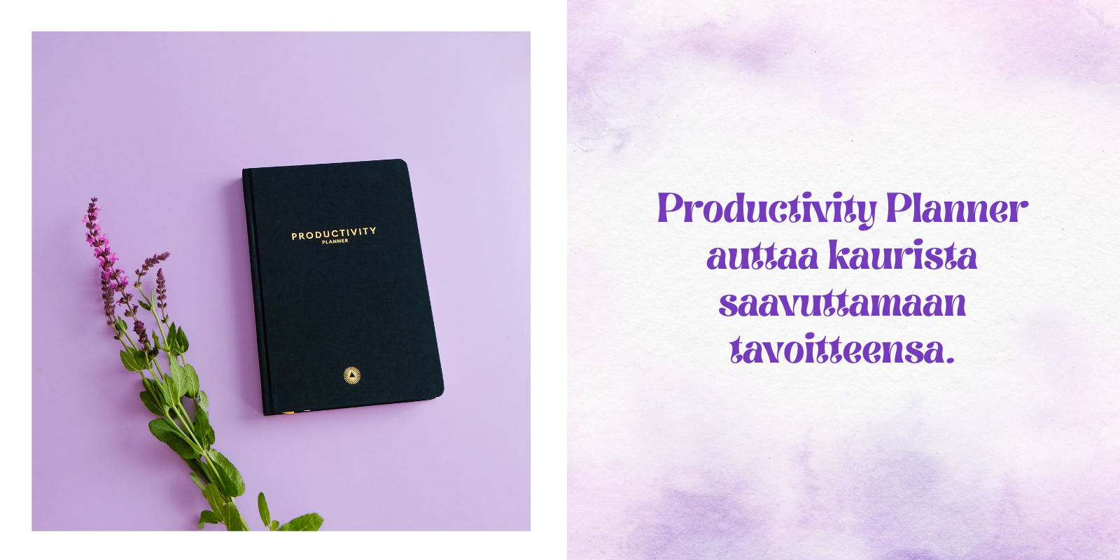 Productivity Planner auttaa saavuttamaan tavoitteet.