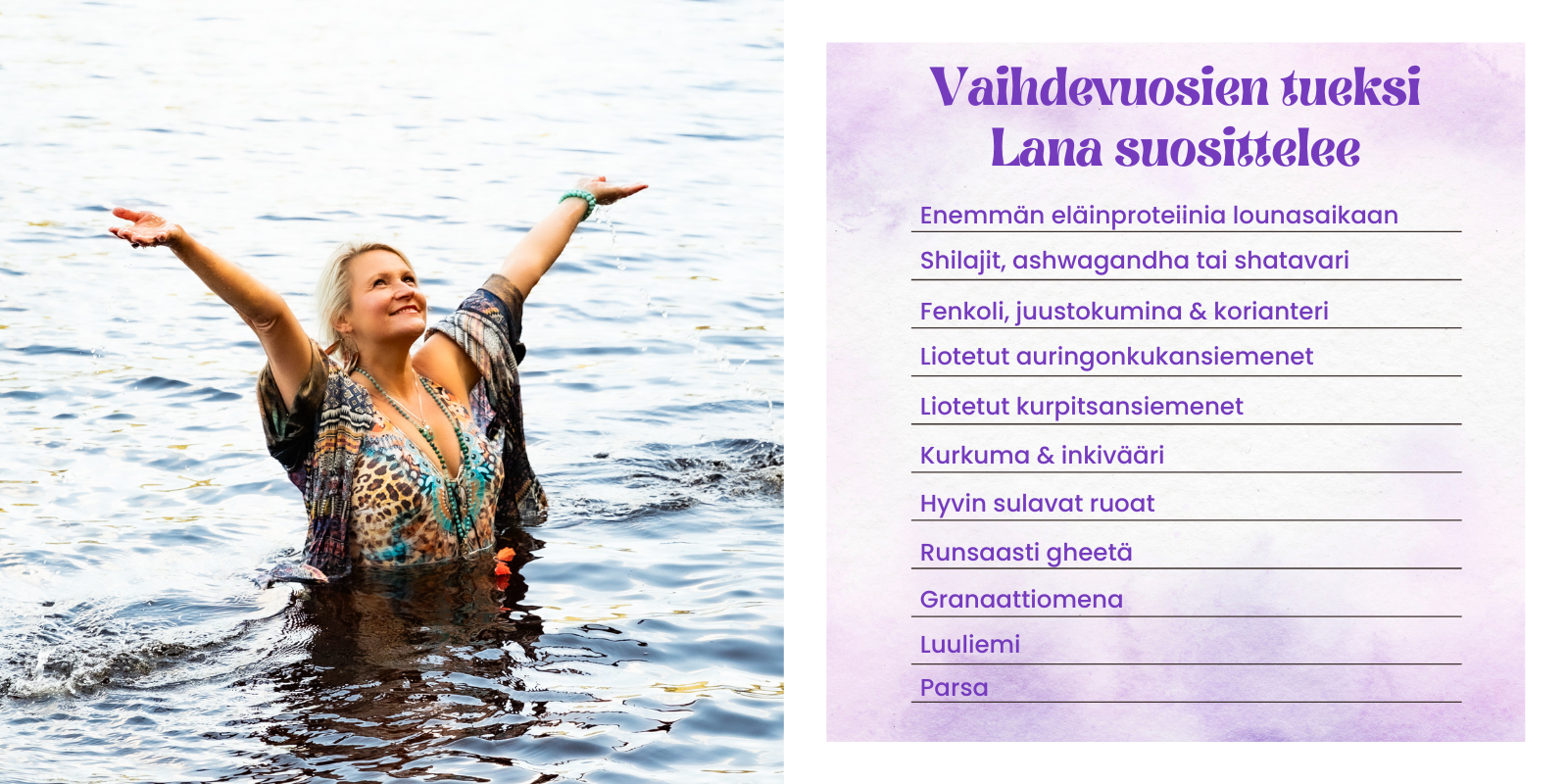 Lana Lavaninan suositukset