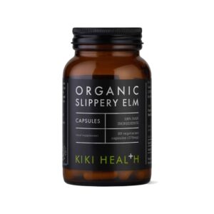KIKI Health Slippery Elm punajalavakapselit tukevat ruoansulatusta