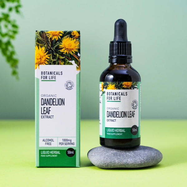 Botanicals for Life luomu voikukanlehtiuute tukee kehon detoksifikaatiota