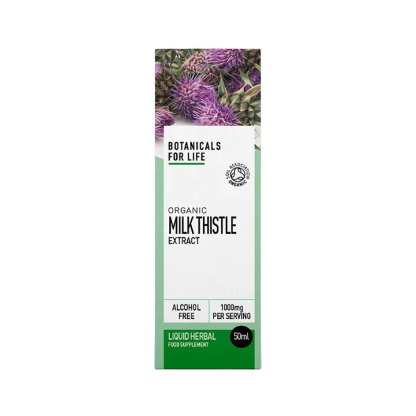 Botanicals For Life luomu maarianohdakeuute tukee maksan terveyttä