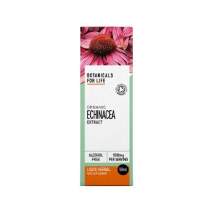 Botanicals For Life luomulaatuinen punahattu-uute (Echinacea purpurea) tukee vastustuskykyä