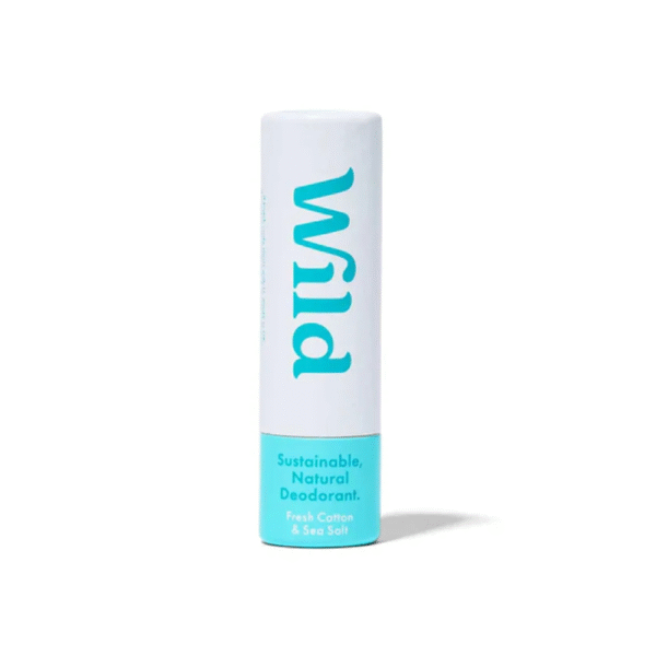 Wild Fresh Cotton & Sea Salt luonnollinen minideodorantti pellavan ja merituulen tuoksulla