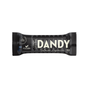 Dandy Candy Date Bar Salmiak Liquorice -karkkitaatelipatukka