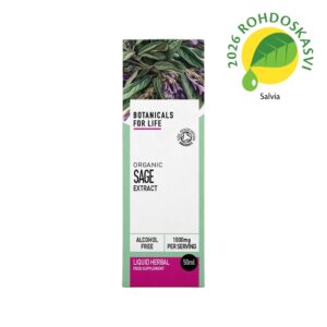 Botanicals For Life luomu salviauute tukee naisellista hyvinvointia