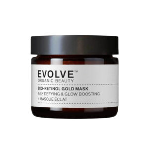 Evolve Bio-Retinol Gold Mask on hehkua tuova, luonnollinen retinolinaamio. Bio-retinoli Bidens pilosa -kasvista tukee ihon nuorekkuutta.