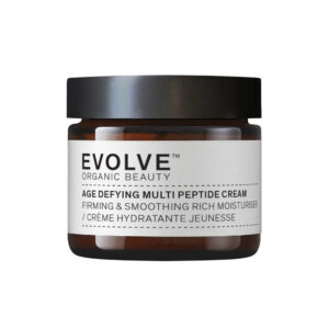 Evolve Age Defying Multi Peptide Cream on ylellisen täyteläinen, aikuiselle iholle suunniteltu voide, joka ravitsee, silottaa ja kiinteyttää ihoa.