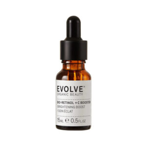 Evolve Bio-Retinol + C Skin Booster on luonnollinen kasvoöljy, joka kirkastaa, tasoittaa ja herättää ihon hehkun.
