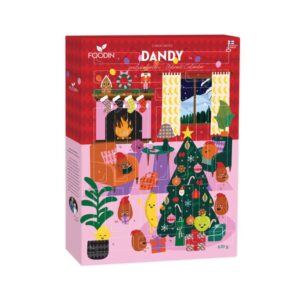 Dandy Candy Dates Joulukalenteri kätkee taakseen 24 Suomessa valmistettua karkkitaateliherkkua ja -patukkaa.