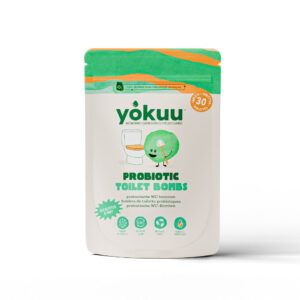 Yokuu Toilet Bomb WC:n puhdistustabletti on luonnollinen ja biohajoava ratkaisu vessanpöntön puhdistukseen