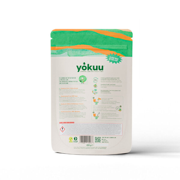 Yokuu Toilet Bomb WC:n puhdistustabletti on luonnollinen ja biohajoava ratkaisu vessanpöntön puhdistukseen