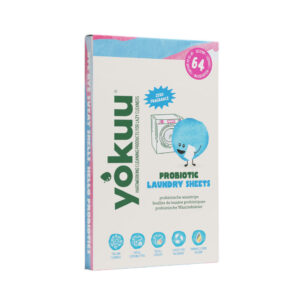 Yokuu probioottiset pyykinpesuarkit ovat vegaaninen ja biohajoava vaihtoehto perinteisille pesuaineille. Tuoksuton.