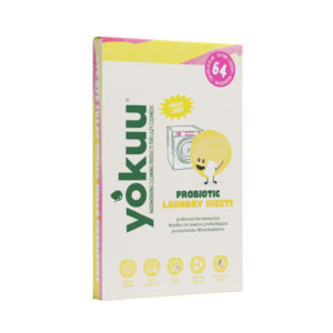 Yokuu probioottiset pyykinpesuarkit ovat vegaaninen ja biohajoava vaihtoehto perinteisille pesuaineille. Pellavan tuoksu.