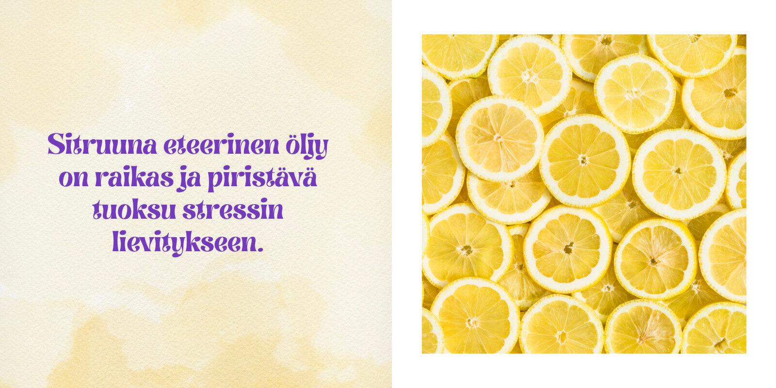Sitruuna eteerinen öljy – luonnollinen tapa piristää mieltä ja tilaa