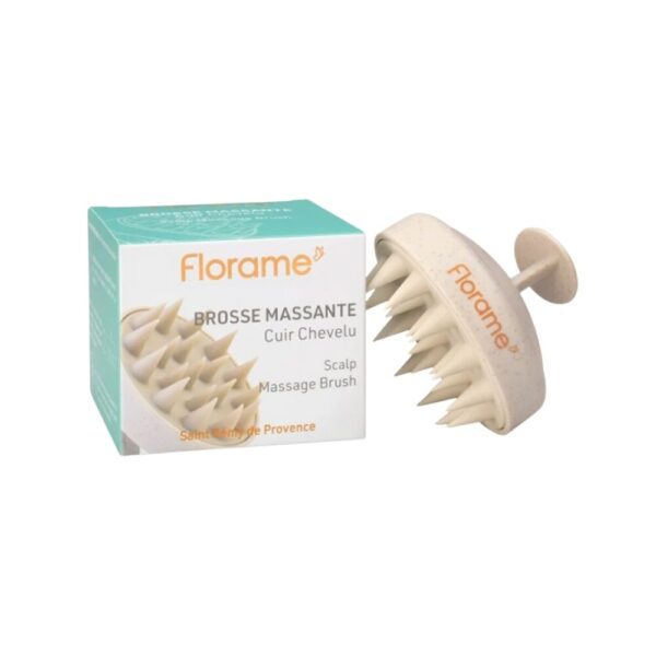 Florame hiuspohjan hierontaharja päänahan mikroverenkierron stimuloimiseen, hoitoon ja pesuun. Täydellinen lisä hiustenhoitorutiiniin!