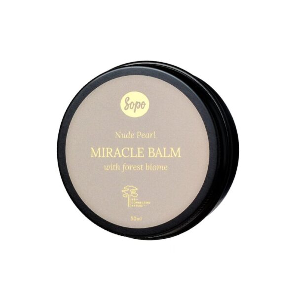 Sopo Miracle Balm on kevyesti sävyttävä luonnonkosmetiikan voide, joka tuo hehkua ja suojaa iholle