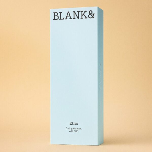 Blank& Etna on hoitava vesipohjainen liukuvoide CBD:llä