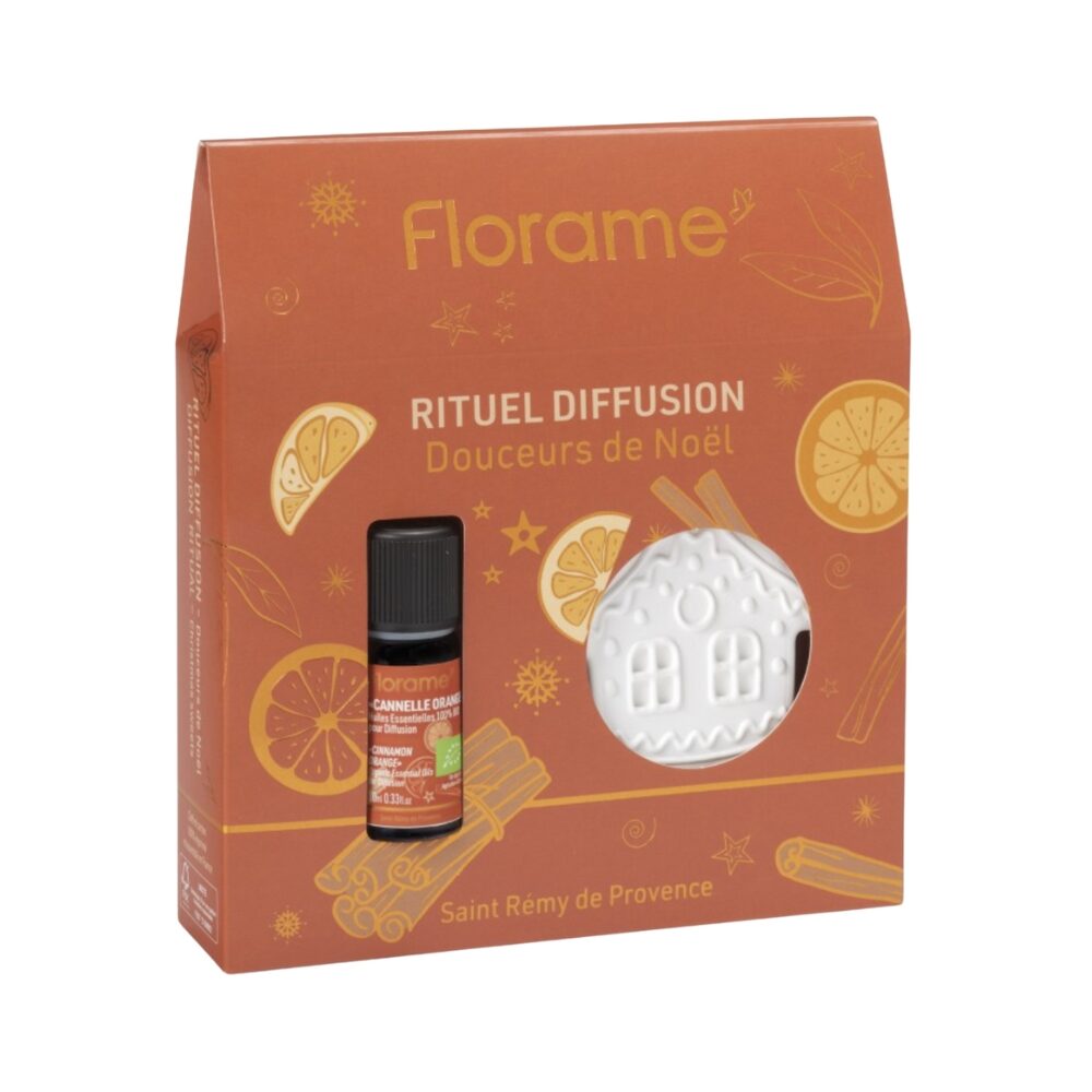 Luo kotiin mausteisen makeaa joulun taikaa tällä aromaterapeuttisella lahjapakkauksella! Sisältää tuoksukiven ja aromaattisten öljyjen sekoituksen.