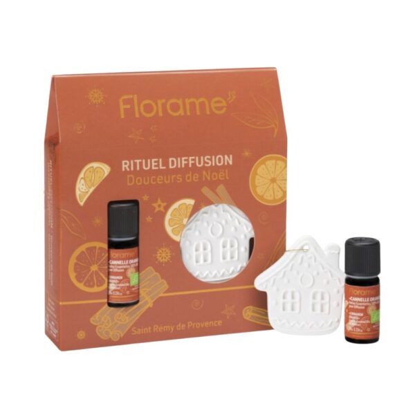 Luo kotiin mausteisen makeaa joulun taikaa tällä aromaterapeuttisella lahjapakkauksella! Sisältää tuoksukiven ja aromaattisten öljyjen sekoituksen.