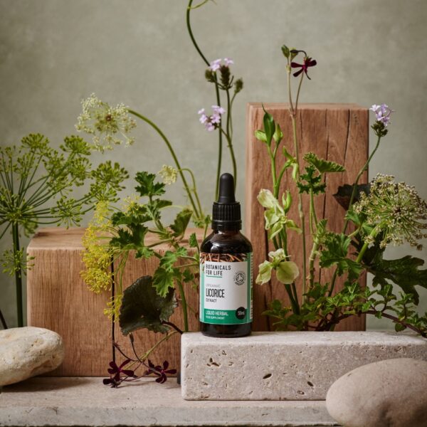 Botanicals For Life luomulaatuinen lakritsinjuuriuute