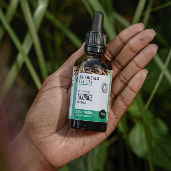 Botanicals For Life luomulaatuinen lakritsinjuuriuute