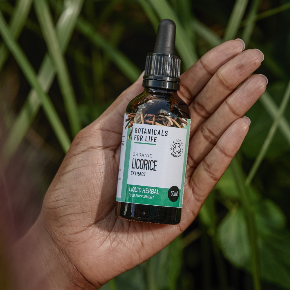 Botanicals For Life luomulaatuinen lakritsinjuuriuute